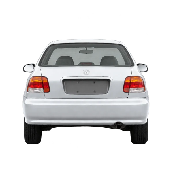 2000 Honda Civic in Silber, Ansicht: Heck