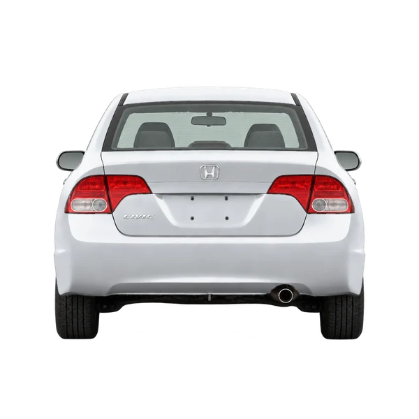 2011 Honda Civic in Silber, Ansicht: Heck