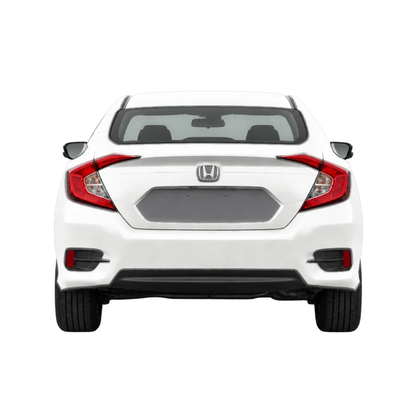 2021 Honda Civic in weiß, Ansicht: Heck