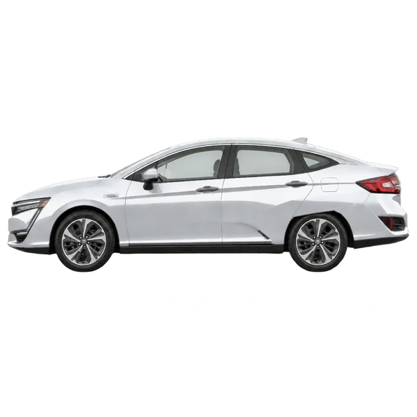 2020 Honda Clarity in Silber, Ansicht: Seite (nach links gerichtet)