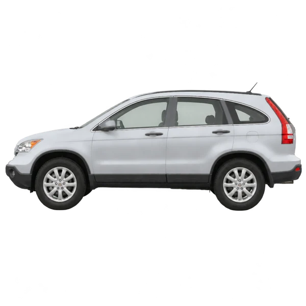 2009 Honda CR-V in Silber, Ansicht: Seite (nach links gerichtet)