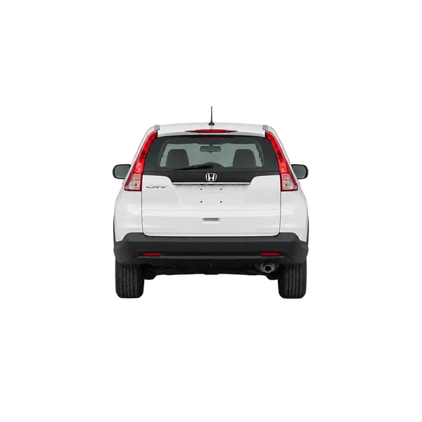 Honda CR-V 2012 branco, vista traseira