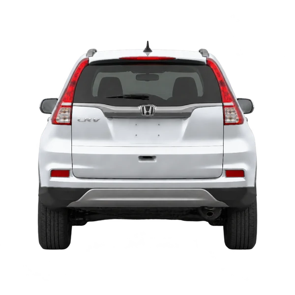 Honda CR-V 2016 prata, vista traseira