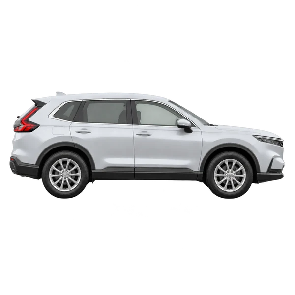 シルバーの2025 Honda CR-V(側面(右向き)ビュー)