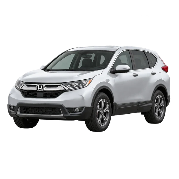 2018 Honda CRV in Silber, Ansicht: Dreiviertelansicht vorne (nach links gerichtet)