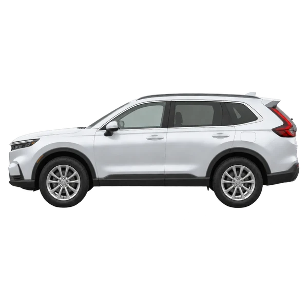 2023 Honda CRV in Silber, Ansicht: Seite (nach links gerichtet)