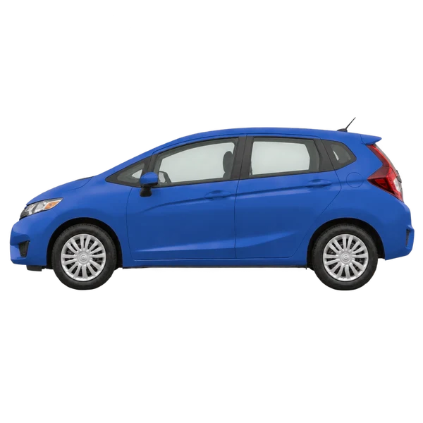 2017 Honda Fit in blau, Ansicht: Seite (nach links gerichtet)