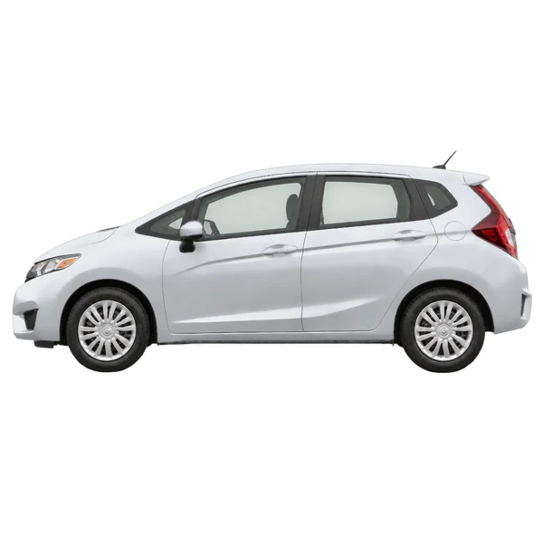 2017 Honda Fit in Silber, Ansicht: Seite (nach links gerichtet)