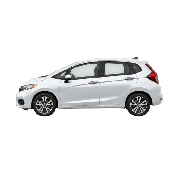 シルバーの2023 Honda Fit（側面（左向き）ビュー）