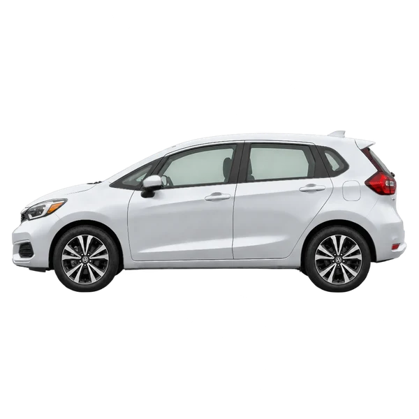 シルバーの2026 Honda Fit（側面（左向き）ビュー）