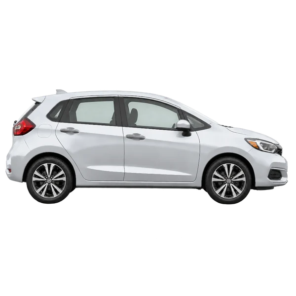 シルバーの2026 Honda Fit（側面（右向き）ビュー）