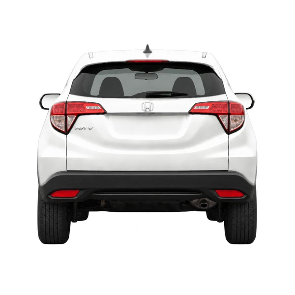 2021 Honda HR-V in weiß, Ansicht: Heck