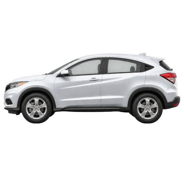 2022 Honda HR-V in Silber, Ansicht: Seite (nach links gerichtet)