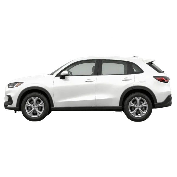 2026 Honda HR-V in weiß, Ansicht: Seite (nach links gerichtet)