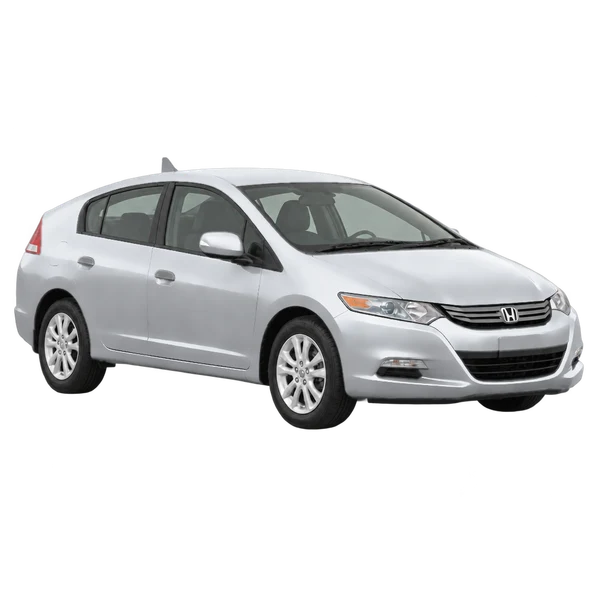 silver 2013 Honda Insight front three-quarter (facing right) view