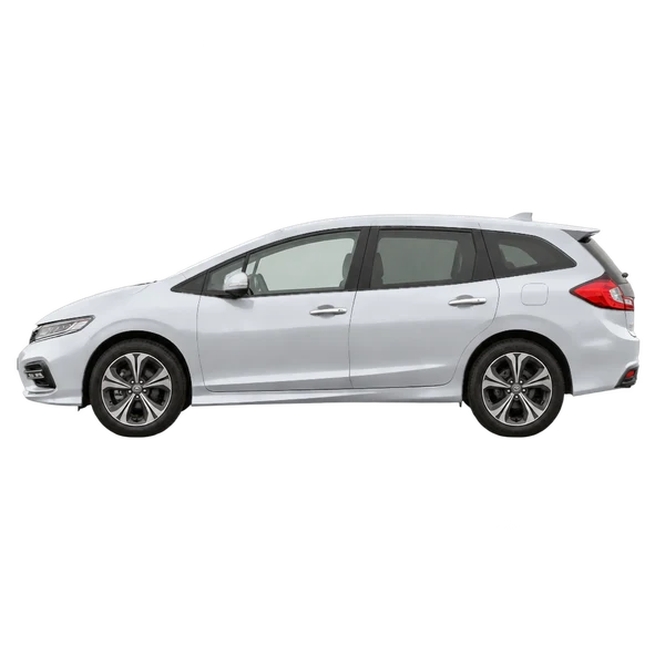 Honda Jade 2018 en plateado, vista lateral (mirando a la izquierda)