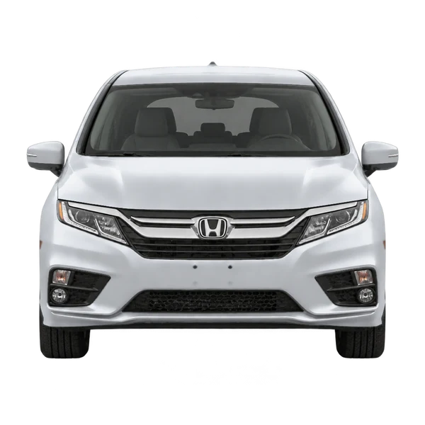 Honda Odyssey 2018 argent, vue avant