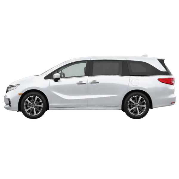 2027 Honda Odyssey in Silber, Ansicht: Seite (nach links gerichtet)