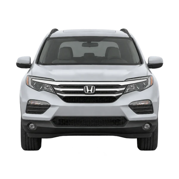 Honda Pilot 2018 prata, vista frente