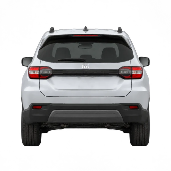 Honda Pilot 2025 prata, vista traseira