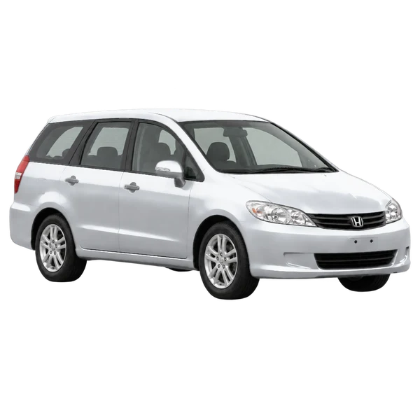 Honda Shuttle 2006 prata, vista três quartos dianteiro (voltado para a direita)