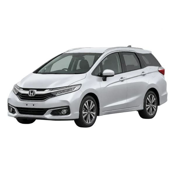 Honda Shuttle 2017 argent, vue trois-quarts avant (orienté vers la gauche)