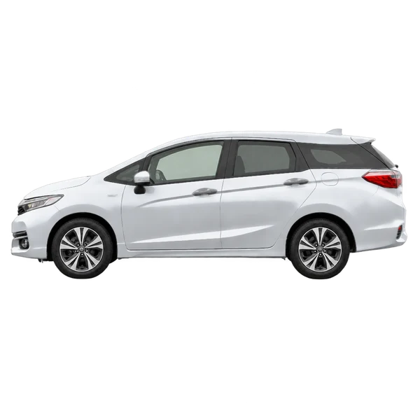 Honda Shuttle 2020 argent, vue côté (vers la gauche)