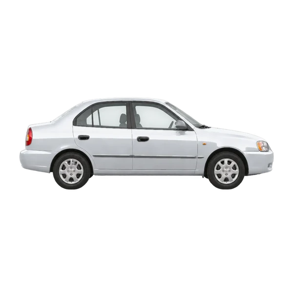 2001 Hyundai Accent in Silber, Ansicht: Seite (nach rechts gewandt)