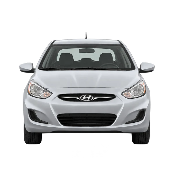 2017 Hyundai Accent in Silber, Ansicht: Front