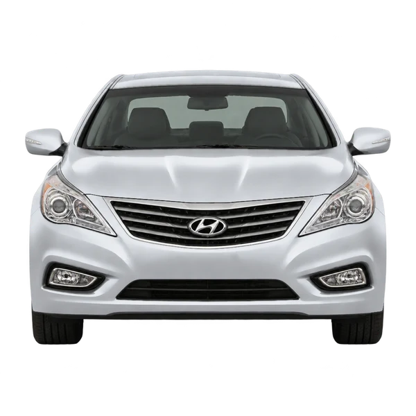Hyundai Azera 2013 argent, vue avant