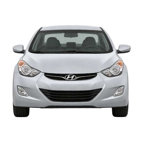 2012 Hyundai Elantra in Silber, Ansicht: Front