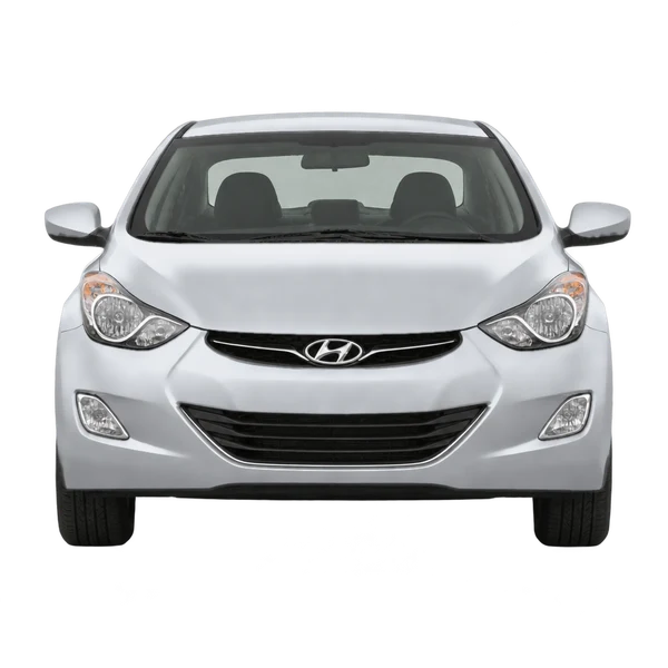 2013 Hyundai Elantra in Silber, Ansicht: Front