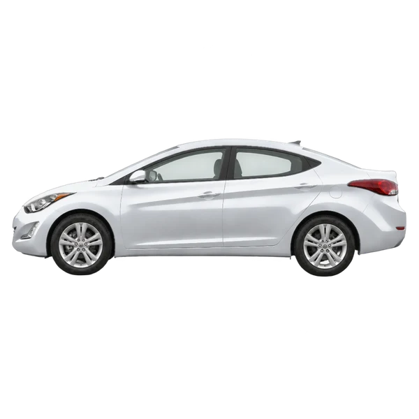 2015 Hyundai Elantra in Silber, Ansicht: Seite (nach links gerichtet)
