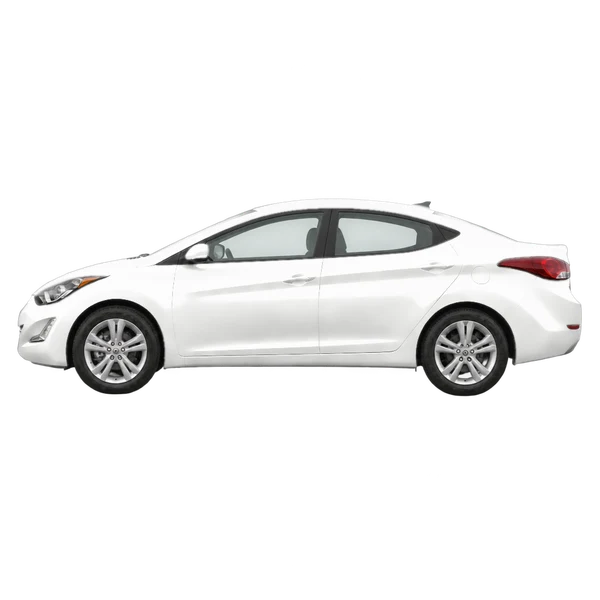 2016 Hyundai Elantra in weiß, Ansicht: Seite (nach links gerichtet)