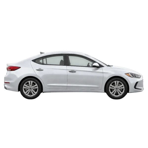 2017 Hyundai Elantra in Silber, Ansicht: Seite (nach rechts gewandt)