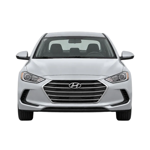 2018 Hyundai Elantra in Silber, Ansicht: Front