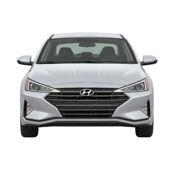 2020 Hyundai Elantra in Silber, Ansicht: Front