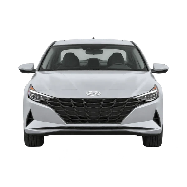 2021 Hyundai Elantra in Silber, Ansicht: Front