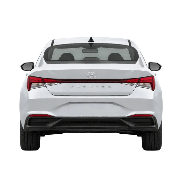 2021 Hyundai Elantra in Silber, Ansicht: Heck