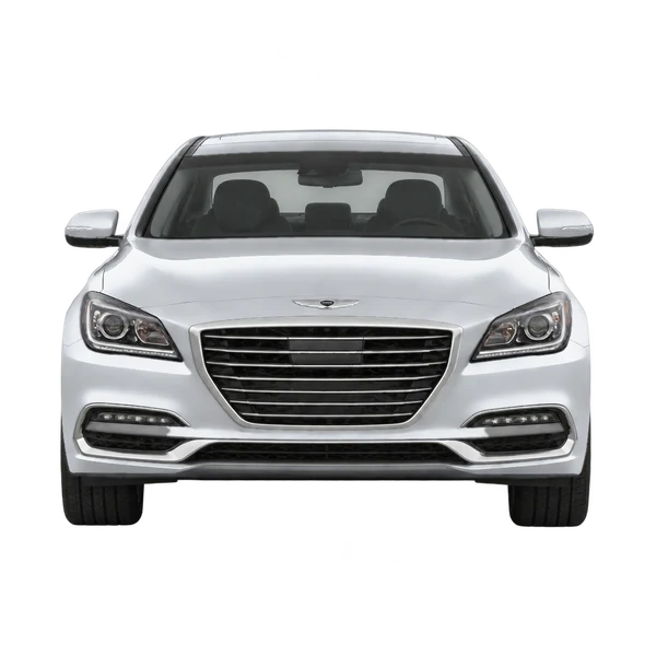 2020 Hyundai Genesis G80 in Silber, Ansicht: Front