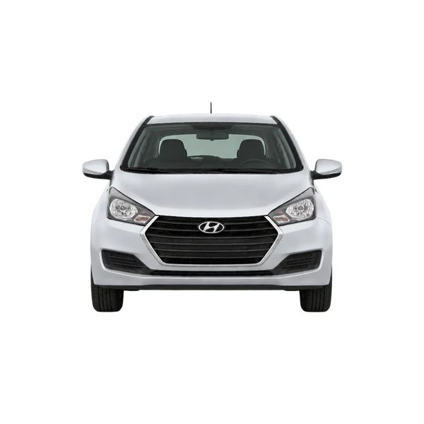 Hyundai HB20 2019 argent, vue avant