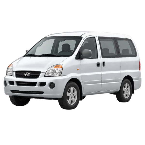 Hyundai HR 2004 argent, vue trois-quarts avant (orienté vers la gauche)