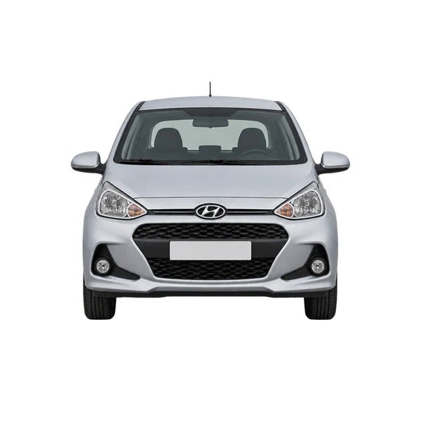 Hyundai I10 2019 prata, vista frente
