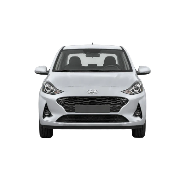 Hyundai I10 2023 prata, vista frente