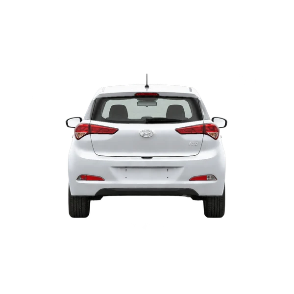 2016 Hyundai I20 in Silber, Ansicht: Heck