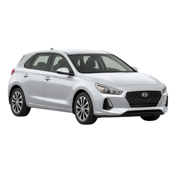 Hyundai I30 2017 argent, vue trois-quarts avant (orienté vers la gauche)