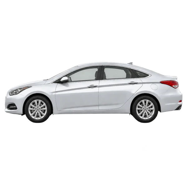 Hyundai I40 2017 prata, vista lateral (voltada para a esquerda)