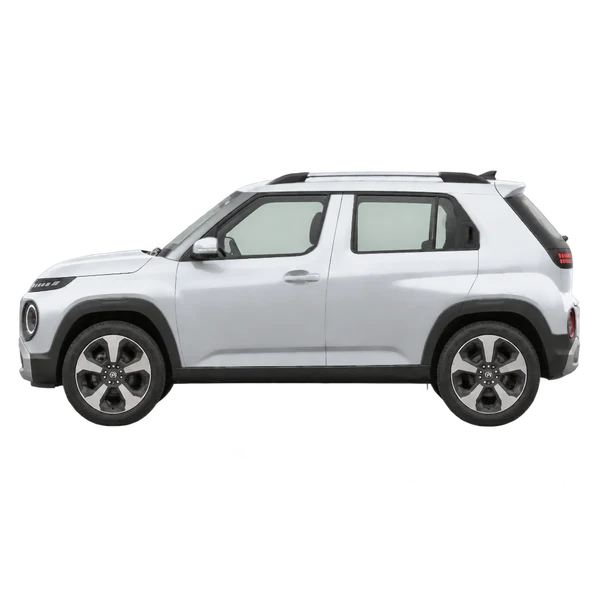 silver 2026 Hyundai Inster side (facing left) view