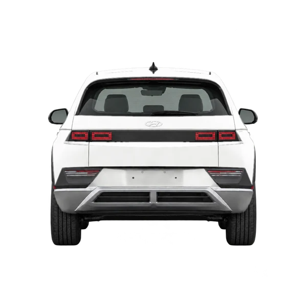 2022 Hyundai Ioniq 5 in weiß, Ansicht: Heck