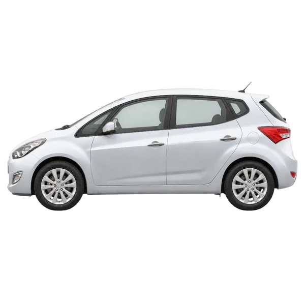 Hyundai IX20 2011 prata, vista lateral (voltada para a esquerda)
